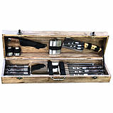 Набір шампурів КАБАН в дерев'яній коробці, фото 3