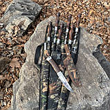 Набір шампурів ТУРИСТ в чохлі з брезенту, фото 2