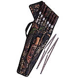 Набір шампурів ТУРИСТ в чохлі з брезенту, фото 5