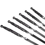 Набір шампурів РИЦАР у дерев'яній коробці, фото 4