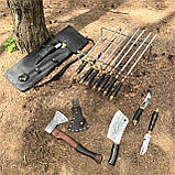 Набір шампурів ШЕРИФ в шкіряному чохлі, фото 4