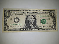 Банкнота США 1 доллар 2009 г. состояние прес