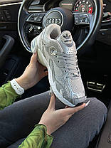 Жіночі кросівки Adidas Astir Originals Gray Silver Кеди Адідас Астір сірі щільна сітка демісезон, фото 6