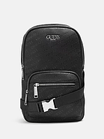 Мужская сумка с логотипом Ezra Logo Sling Bag Guess DX23255/14417398 черная