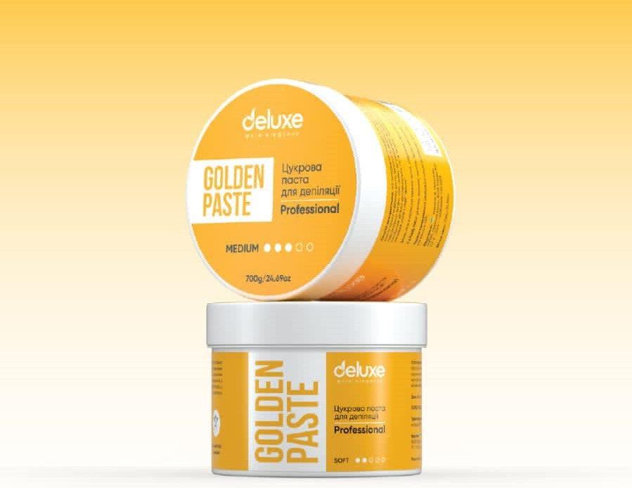 Цукрова паста De Luxe GOLDEN PASTE (Ultrasoft), 700 гр.