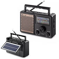 Радиоприемник GOLON RX-BT863S Bluetooth солнечная панель
