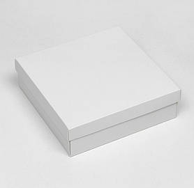 Коробка для текстилю 30 см х 30 см х 15 см біла