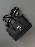 Жіноча сумка Karl Lagerfeld Gorgeous Shopper (чорна) модна повсякденна сумка-шопер torba0257 cross
