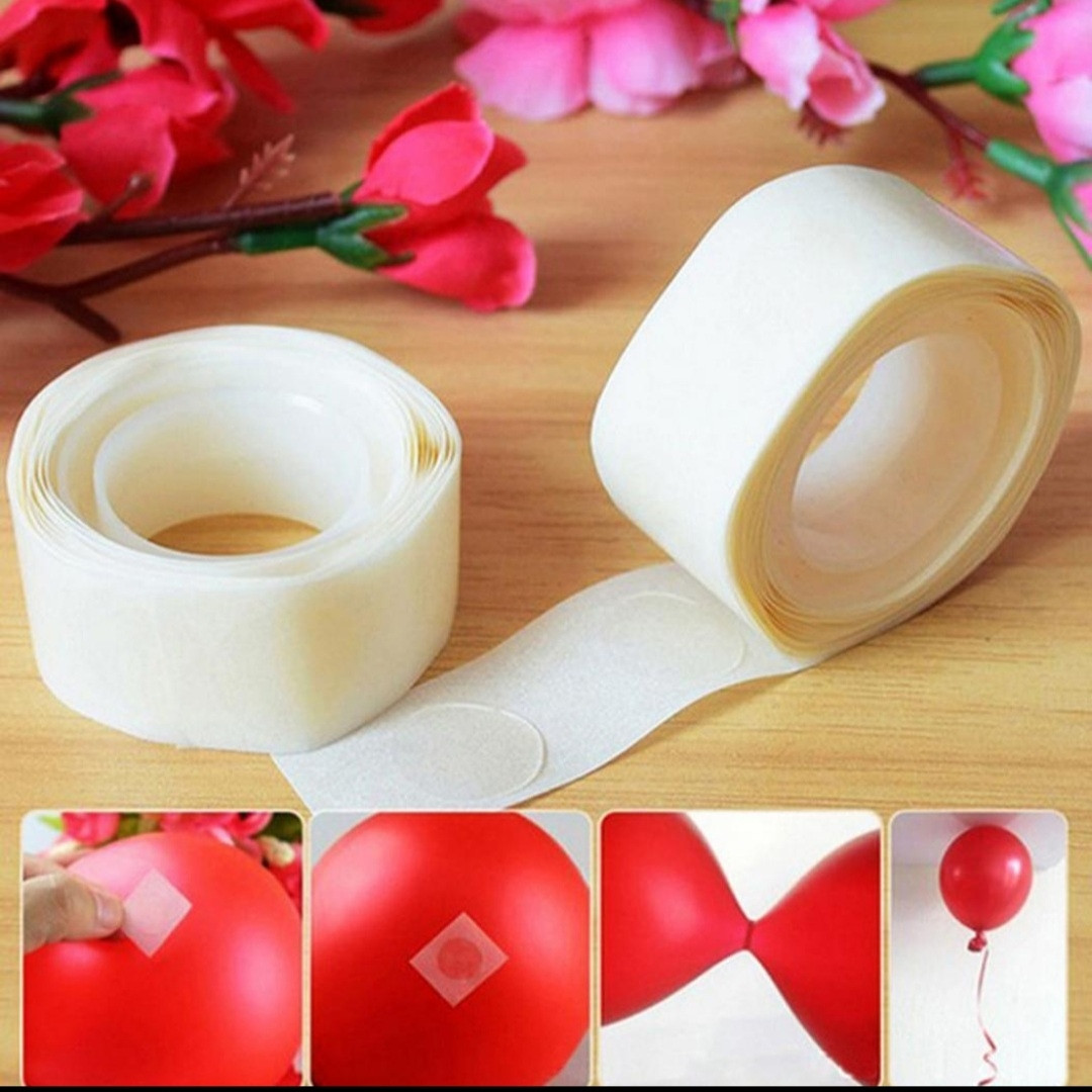 Клейові точки для кульок силіконові гурт, фото 1