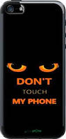 Чехол на iPhone 5s Don't touch the phone "4261u-21-10746"