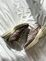 Женские демисезонные кроссовки Gucci Rython 100 Beige (бежевые) стильные повседневные кроссы GU003 Гуччи cross
