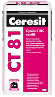 Смесь Ceresit CT 81 для крепления ППС и МВ плит, 25 кг