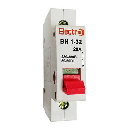 Вимикач навантаження ВН1-32, 230/380В, 1Р, 50A Electro, фото 1
