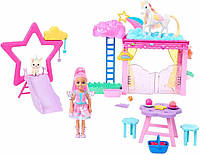 Игровой набор Барби Кукла Челси и Пегас Прикосновение магии Barbie A Touch of Magic Chelsea & Pegasus HNT67