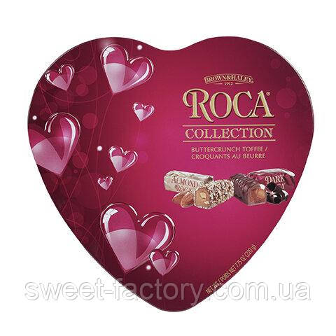 Цукерки Brown&Haley Roca Collection Heart Tin 220g