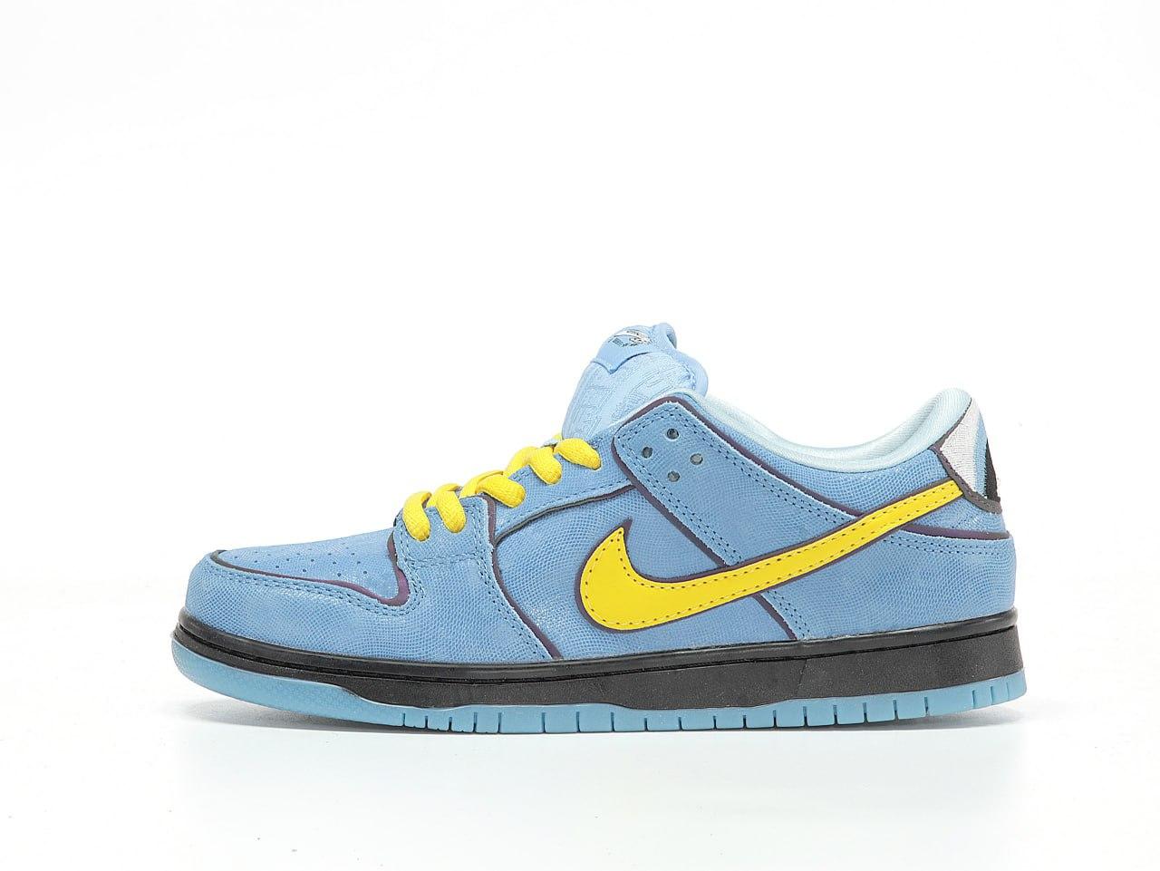 Чоловічі кросівки Nike SB Dunk Low x x x Powerpuff Girls (сині) модні демісезонні кросівки 14551 Найк vkross
