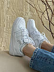 Чоловічі кросівки Adidas Forum Low White (білі) стильні повсякденні кроси A00107 Адідас топ, фото 7