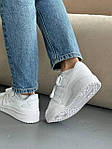 Чоловічі кросівки Adidas Forum Low White (білі) стильні повсякденні кроси A00107 Адідас топ, фото 8