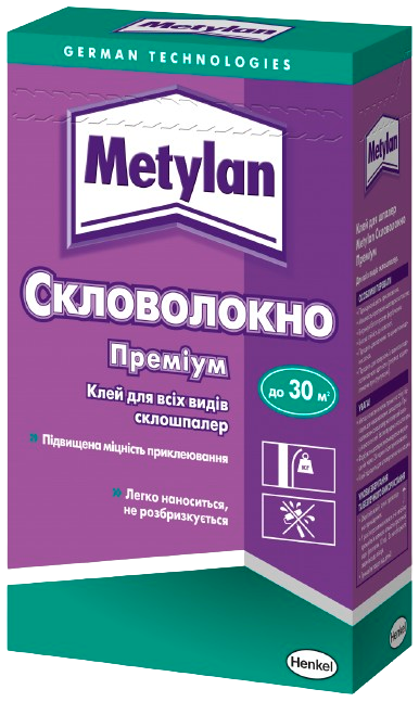 Клей для шпалер Metylan Скловолокно Преміум, 500 г