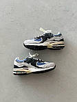 Чоловічі демісезонні кросівки New Balance 2002R (біло-сині) спортивні стильні кроси NB0058 Нью Беленс топ, фото 2