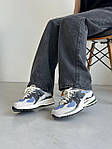 Чоловічі демісезонні кросівки New Balance 2002R (біло-сині) спортивні стильні кроси NB0058 Нью Беленс топ, фото 8