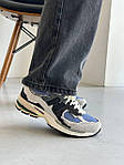 Чоловічі демісезонні кросівки New Balance 2002R (біло-сині) спортивні стильні кроси NB0058 Нью Беленс топ, фото 7