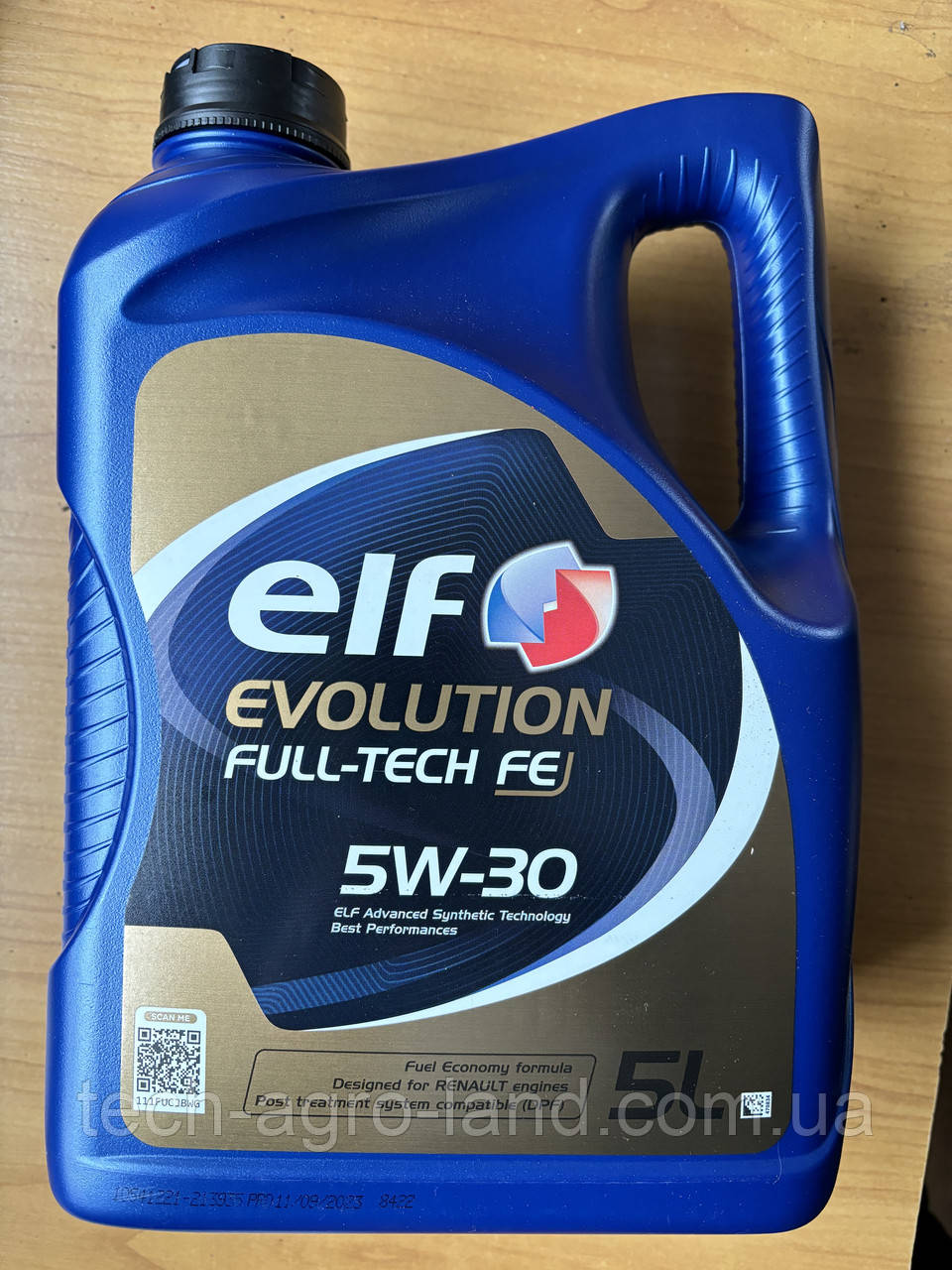Elf Evolution Full-Tech FE 5W-30 (5 л) моторне олива