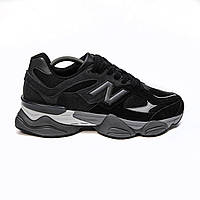 Мужские кроссовки New Balance 9060 (черные) демисезонные спортивные стильные кроссы 2570 Нью Беленс vkross