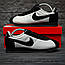 Чоловічі кросівки Nike Cortez (білі з чорним) модні демісезонні кроси 1926 Найк vkross, фото 11