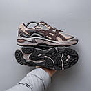 Кросівки чоловічі бежеві Asics Gel-preleus Beige Brown Grey  (14787), фото 4