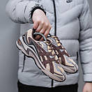 Кросівки чоловічі бежеві Asics Gel-preleus Beige Brown Grey  (14787), фото 7