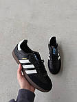 Чоловічі кросівки Adidas Samba Black (чорні) стильні повсякденні кроси AS046 Адідас топ, фото 10