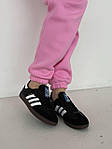 Чоловічі кросівки Adidas Samba Black (чорні) стильні повсякденні кроси AS046 Адідас топ, фото 5