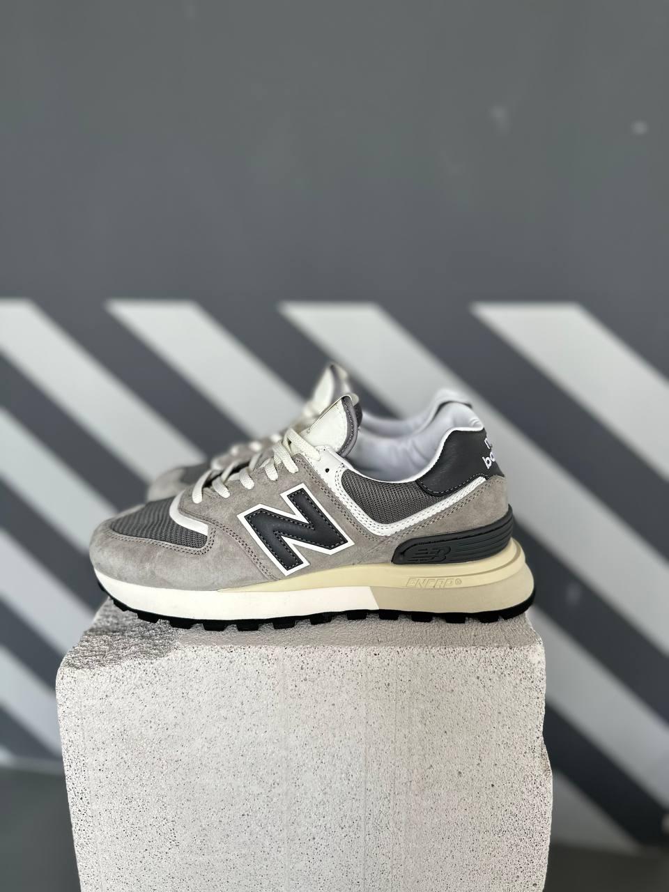 Чоловічі кросівки New Balance 574 Legacy Grey Beige (сірі) спортивні стильні кроси art0565 НБ vkross