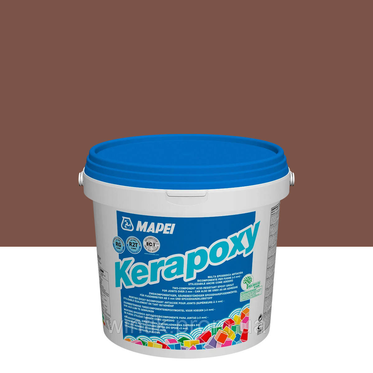 Епоксидний шовний заповнювач (фуга) MAPEI KERAPOXY №144, шоколад, 2 кг (4514402)