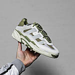 Чоловічі кросівки Adidas Niteball (сірі із зеленим) стильні повсякденні кроси 2551 Адідас топ, фото 6