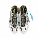 Чоловічі кросівки Adidas Niteball (сірі із зеленим) стильні повсякденні кроси 2551 Адідас топ, фото 7