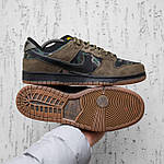 Чоловічі кросівки Nike SB (коричневі) модні повсякденні демісезонні кросівки 2555 Найк топ, фото 2