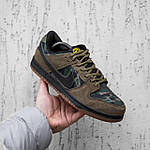 Чоловічі кросівки Nike SB (коричневі) модні повсякденні демісезонні кросівки 2555 Найк топ, фото 5