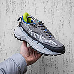 Чоловічі весняні кросівки Reebok Zig Kinetica 2.5 Edge (сірі) модні повсякденні кросівки 2559 Рибок топ, фото 2