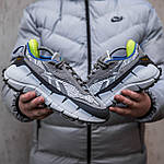 Чоловічі весняні кросівки Reebok Zig Kinetica 2.5 Edge (сірі) модні повсякденні кросівки 2559 Рибок топ, фото 3