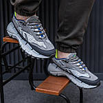 Чоловічі весняні кросівки Reebok Zig Kinetica 2.5 Edge (сірі) модні повсякденні кросівки 2559 Рибок топ, фото 5