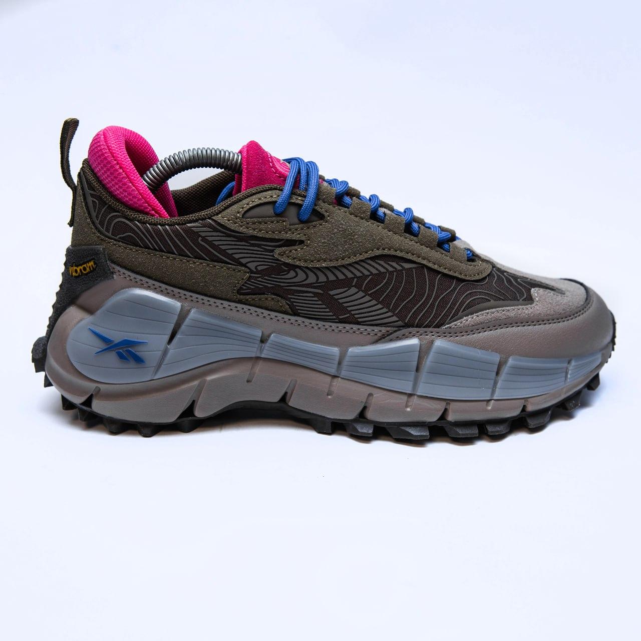 Чоловічі весняні кросівки Reebok Zig Kinetica 2.5 Edge (бежеві) модні повсякденні кросівки 2561 Рибок топ, фото 1