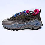 Чоловічі весняні кросівки Reebok Zig Kinetica 2.5 Edge (бежеві) модні повсякденні кросівки 2561 Рибок топ, фото 10