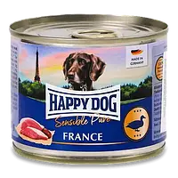 Влажный корм для собак Happy Dog Sens с уткой (Хэппи Дог), 800гр | Консерва для собак happy dog sens