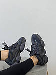 Чоловічі кросівки Adidas Yeezy 500 Utility Black (чорні) стильні кроси YE015 Адідас топ, фото 2