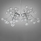 Сучасна люстра Світлячок у стилі модерн з хромовим каркасом та лампочками в комплекті D-997-54B SL, фото 3