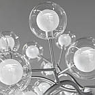 Сучасна люстра Світлячок у стилі модерн з хромовим каркасом та лампочками в комплекті D-997-54B SL, фото 4