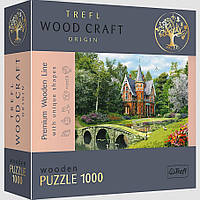 Пазли фігурні з дерева Вікторіанський будинок 1000 елементів Trefl