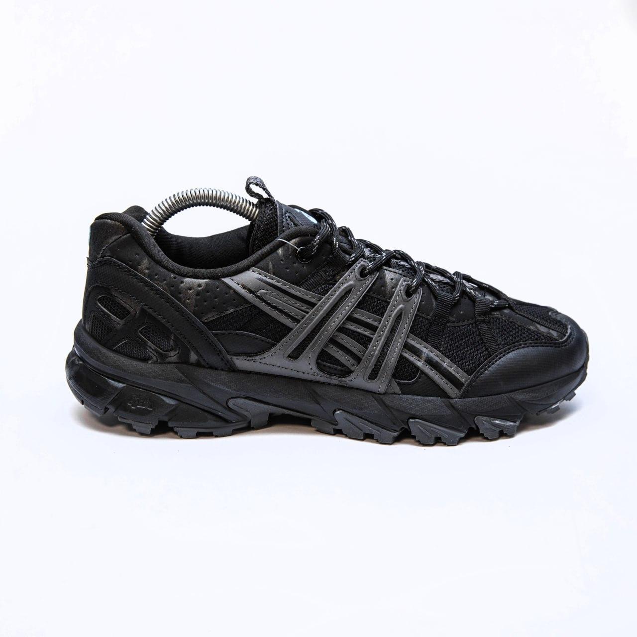 Чоловічі кросівки Asics Ael-Sonoma 15-50 (чорні із сірим) модні низькі кросівки 2581 Асікс vkross, фото 1